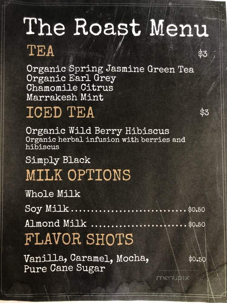 The Roast Truck - Los Angeles, CA menu_pic