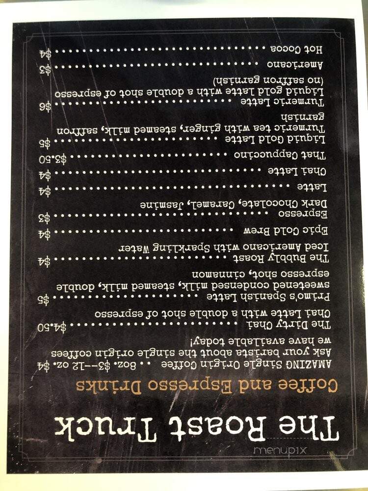 The Roast Truck - Los Angeles, CA menu_pic