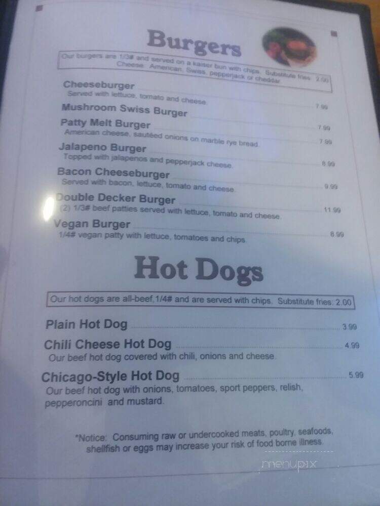 TNT Sports Bar And Grill - Hayward, WI menu_pic