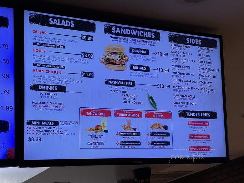 Fire Wings - San Mateo, CA menu_pic