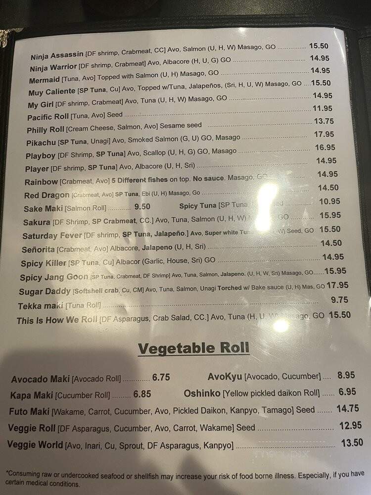 Jang Goon Sushi & Korean BBQ - Elk Grove, CA menu_pic