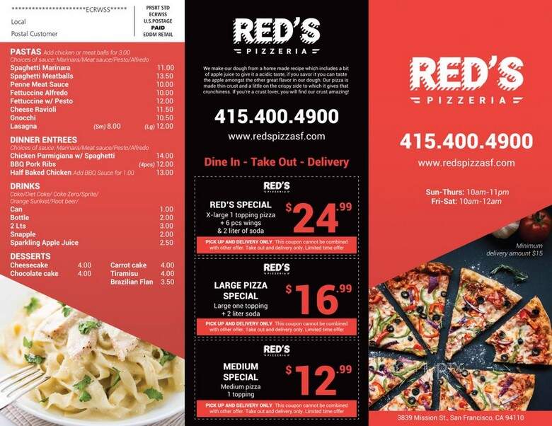Red's Pizzeria - San Francisco, CA