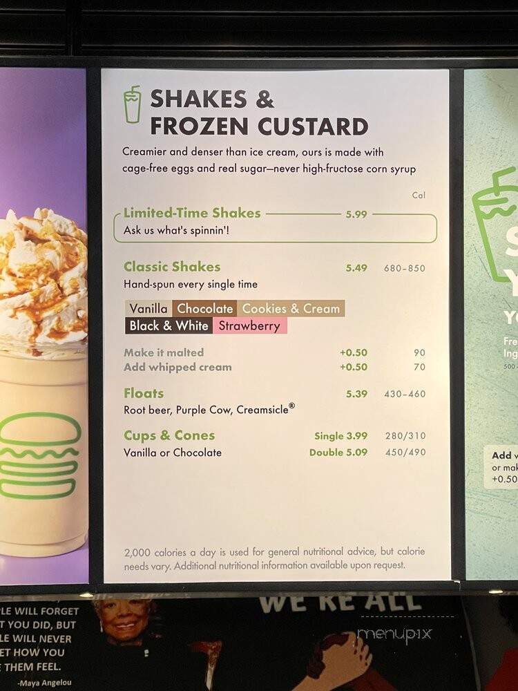 Shake Shack - Aventura, FL menu_pic
