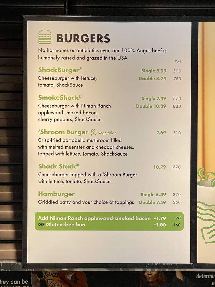Shake Shack - Aventura, FL menu_pic