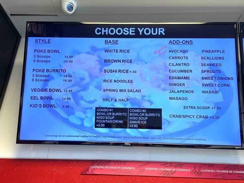 Alohaus Poke Bar - Glendora, CA menu_pic