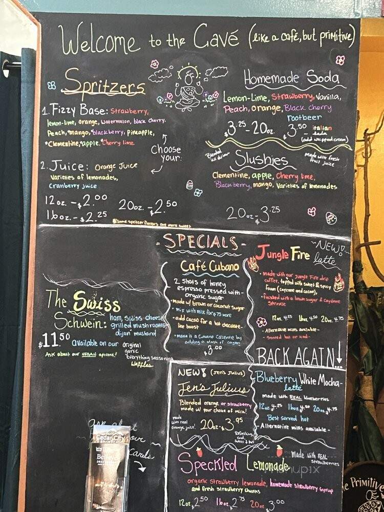 The Primitive Waffle - Escondido, CA menu_pic