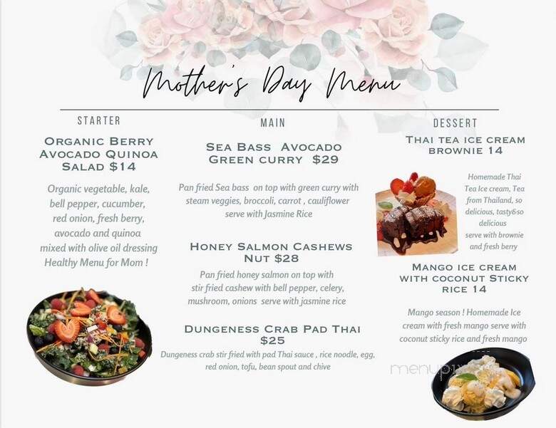 Thai Waterside Cuisine - Mukilteo, WA menu_pic
