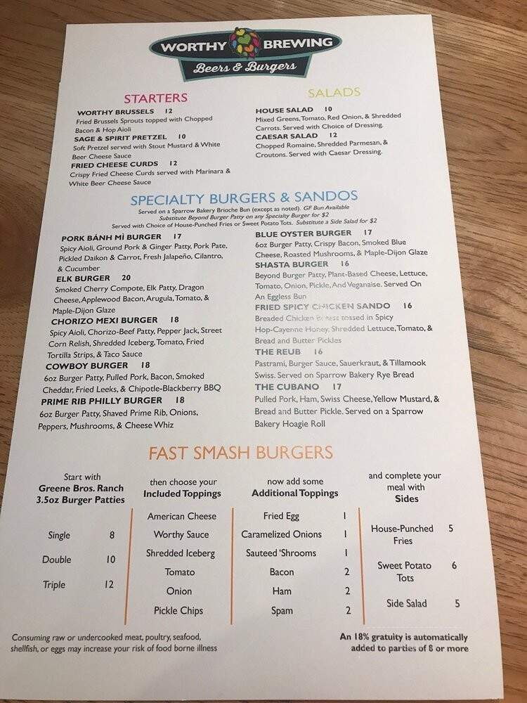 Worthy Taps & Tacos - Bend, OR