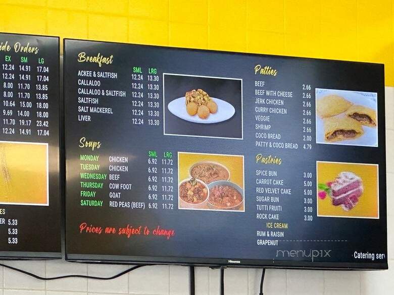 Miller's Jamaican Cuisine - Orlando, FL menu_pic