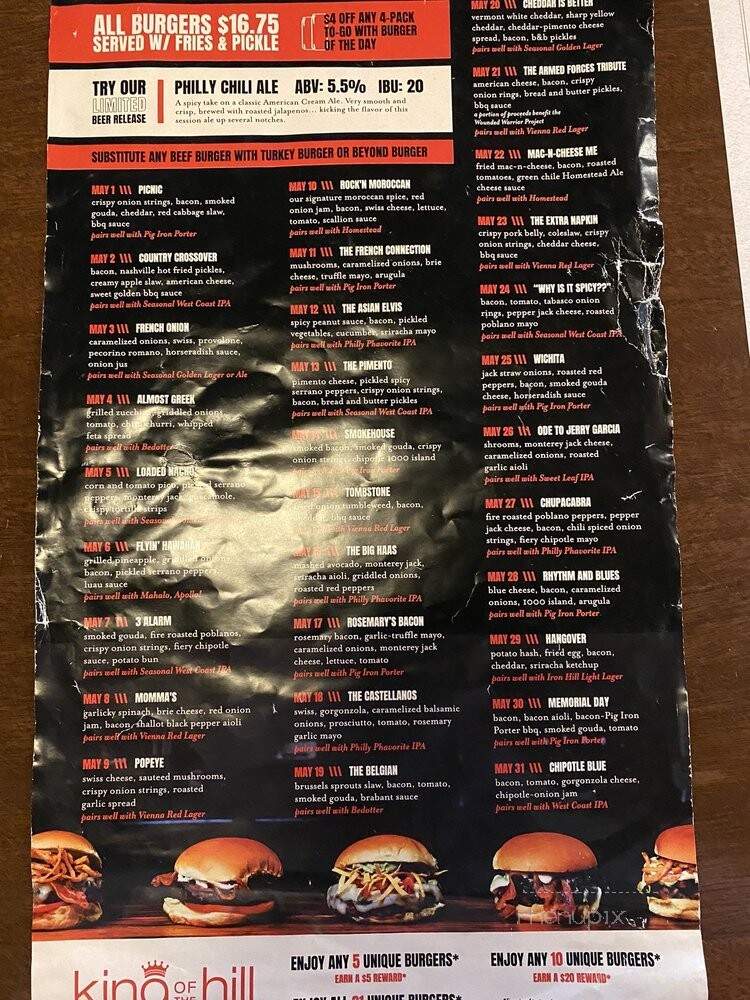 Iron Hill Brewery and Restaurant - Rehoboth Beach, DE menu_pic