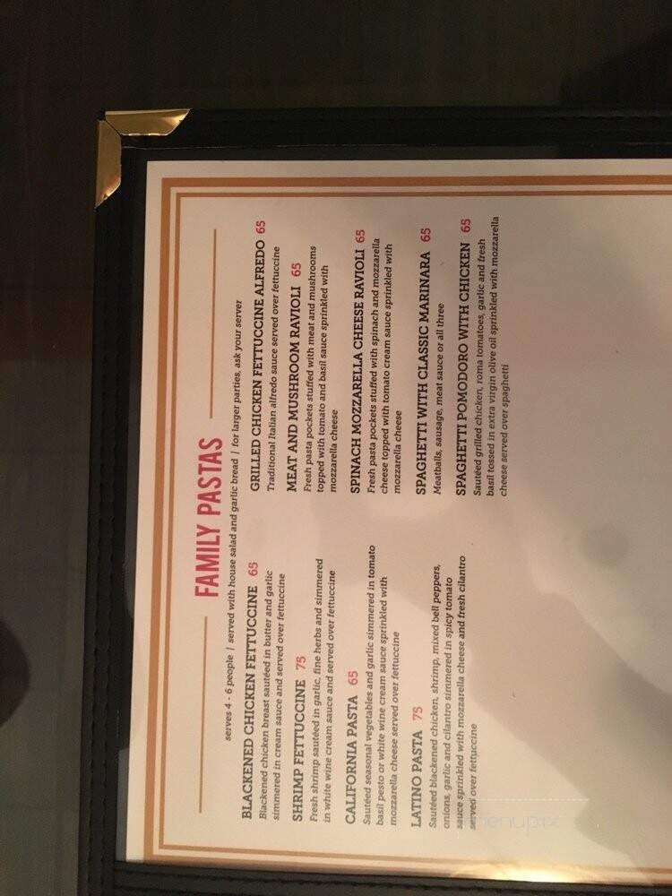 Pasta Mia - Salinas, CA menu_pic