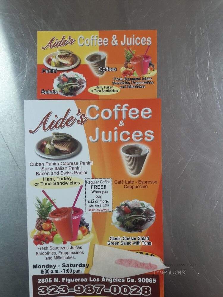 Aide's Cafe and Juices - Los Angeles, CA