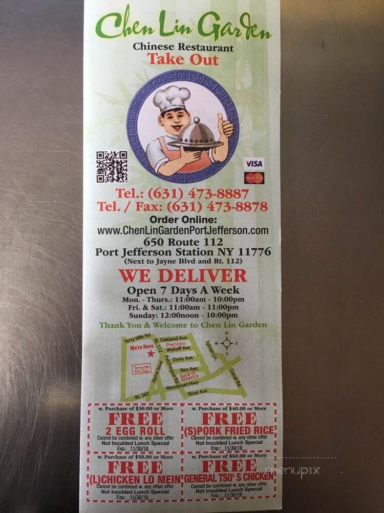 Chenlingarden - Port Jefferson Station, NY menu_pic