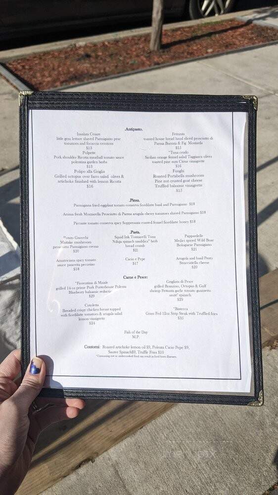 L'anima - Philadelphia, PA menu_pic