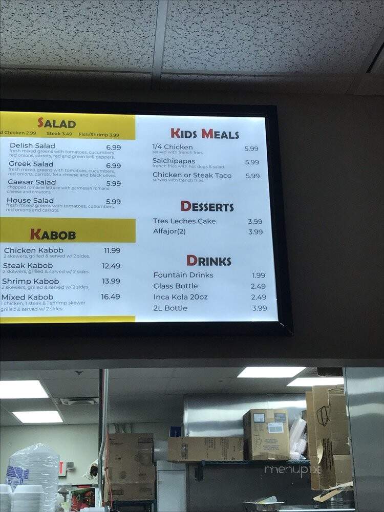 Fire & Chicken - Ashland, VA menu_pic
