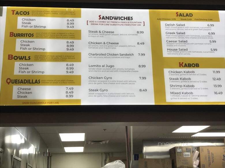 Fire & Chicken - Ashland, VA menu_pic