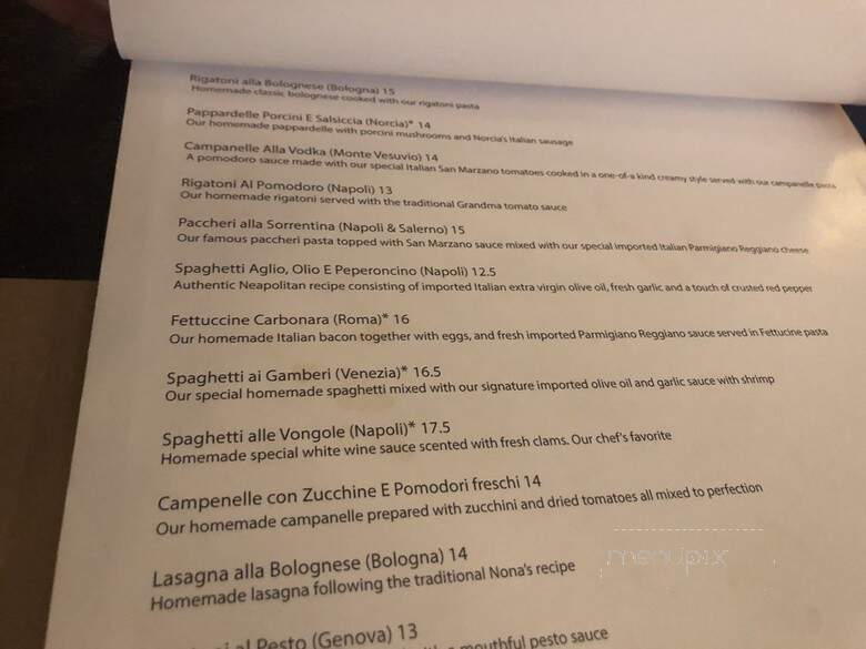 La Pasta Boutique - Miami, FL menu_pic