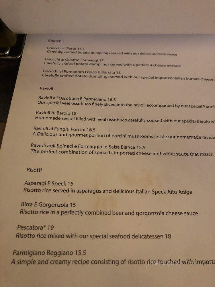 La Pasta Boutique - Miami, FL menu_pic