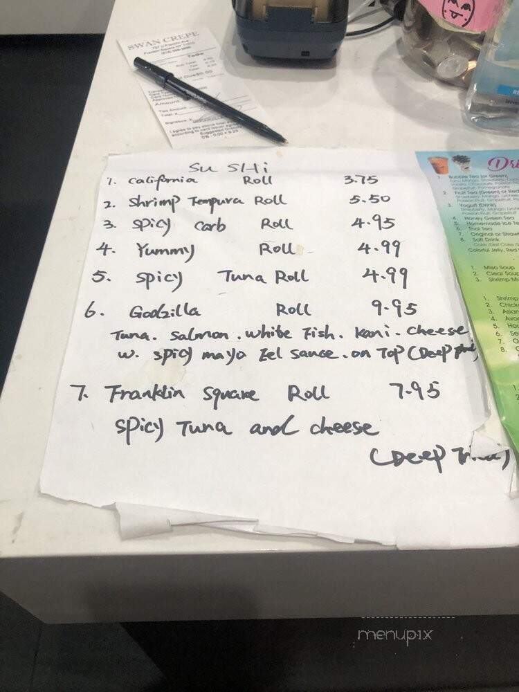 Swan Crepe - Franklin Square, NY menu_pic