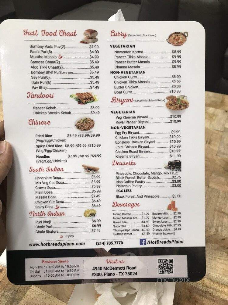Hot Breads Plano - Plano, TX menu_pic