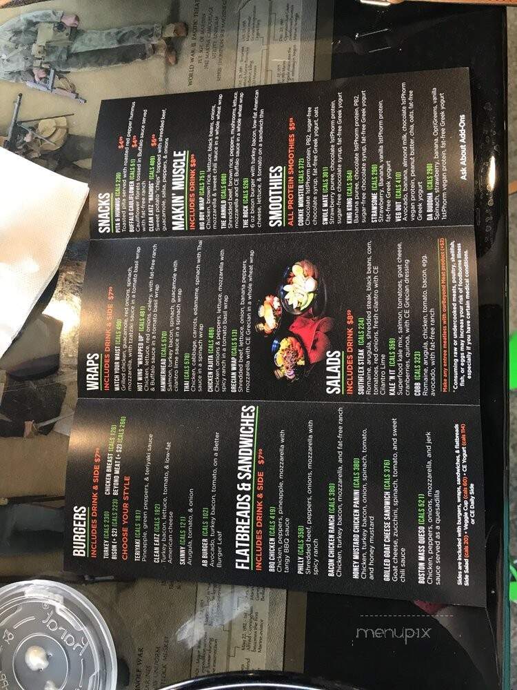 Clean Eatz - Jacksonville, NC menu_pic