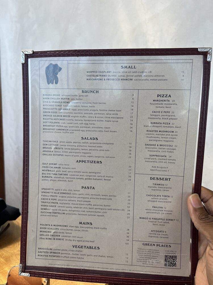 Lephante - Santa Monica, CA menu_pic