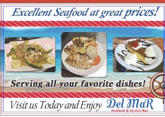 Del Mar Seafood & Oyster Bar - Garland, TX menu_pic