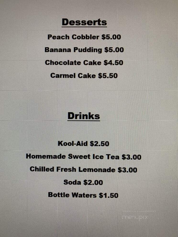 I'm Soul Hungry - Chicago, IL menu_pic