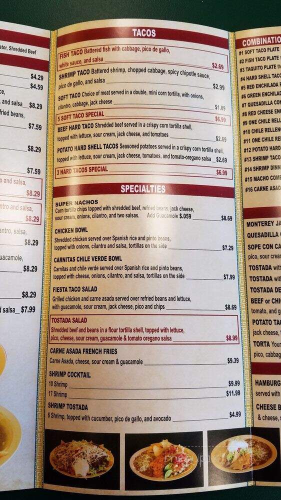 Si Como No! - Eastvale, CA menu_pic