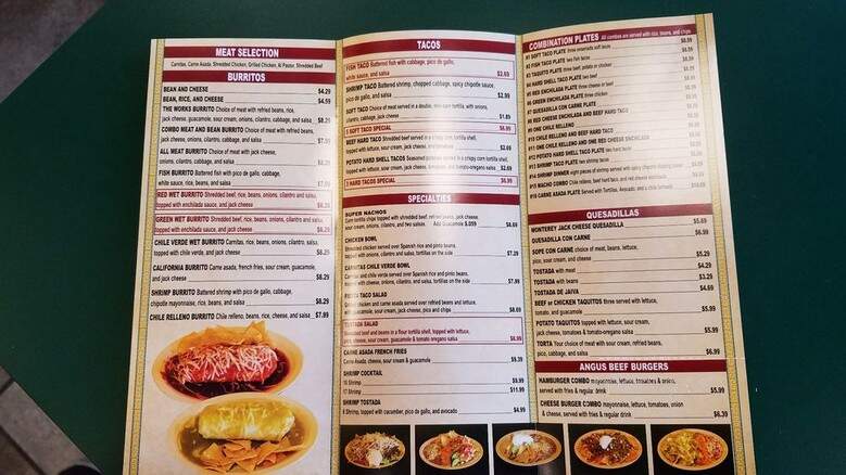 Si Como No! - Eastvale, CA menu_pic