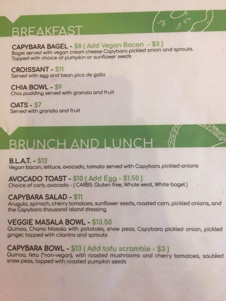 Capybara Organic Cafe - Queens, NY