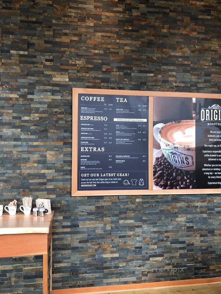 Origins Coffee Roasters - Redmond, WA menu_pic
