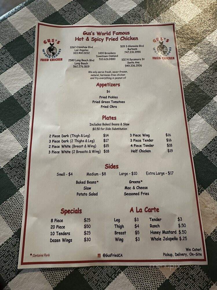 Gus's World Famous Fried Chicken - Long Beach, CA