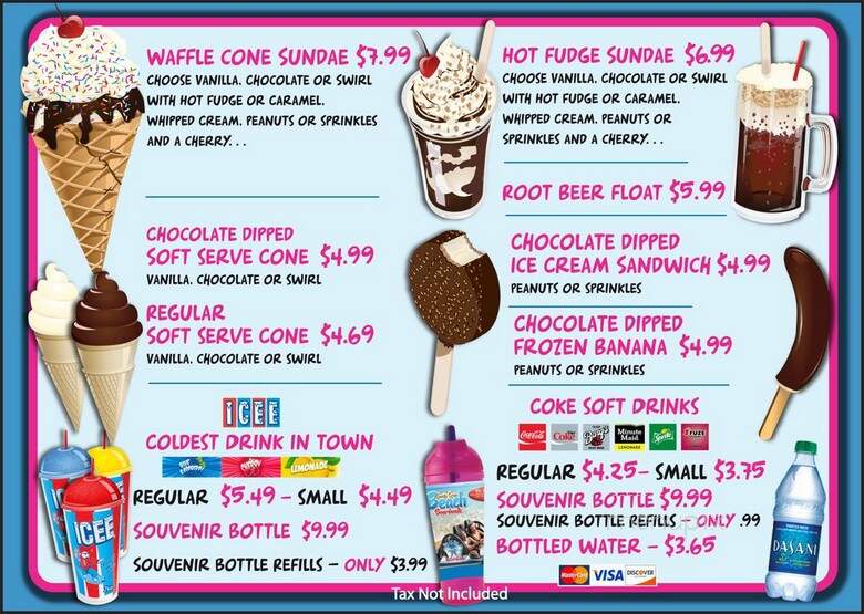 Carousel Cones - Santa Cruz, CA menu_pic