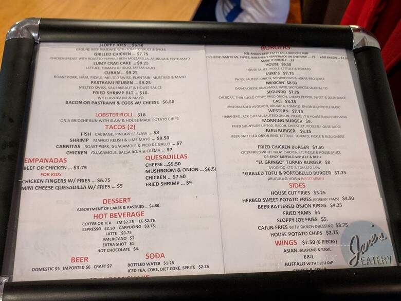 Jane's Eatery - Bayside, NY menu_pic