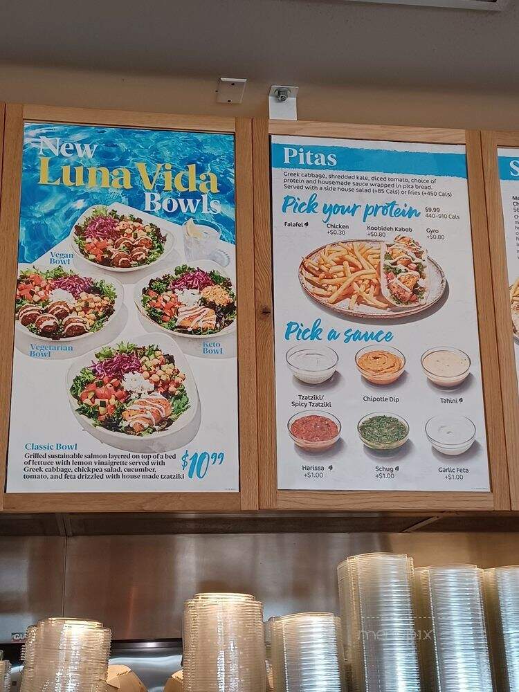Luna Grill - Rancho Cucamonga, CA menu_pic