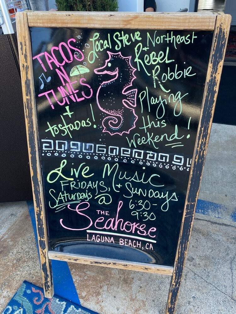 The Seahorse - Laguna Beach, CA menu_pic