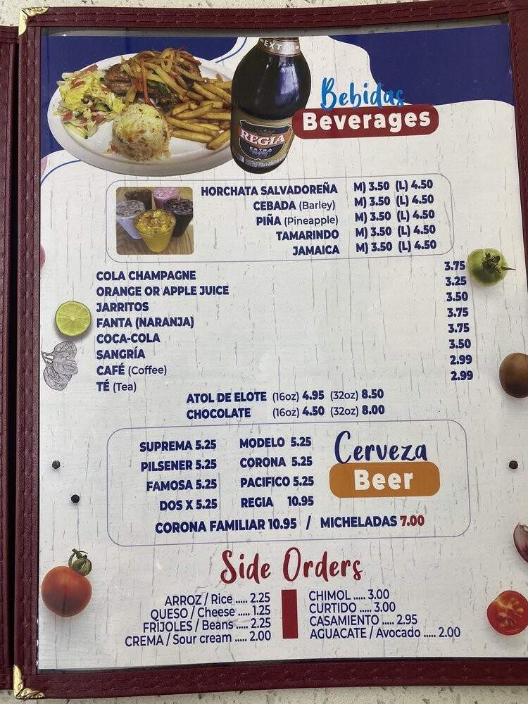 El Pulgarcito - Orange, CA menu_pic