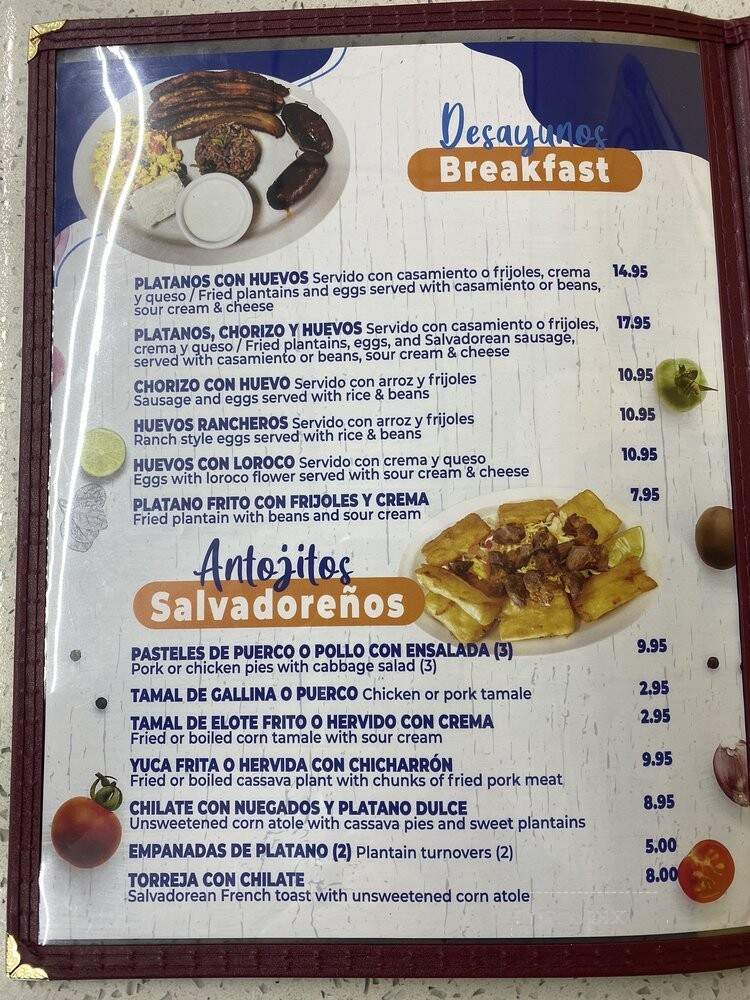 El Pulgarcito - Orange, CA menu_pic