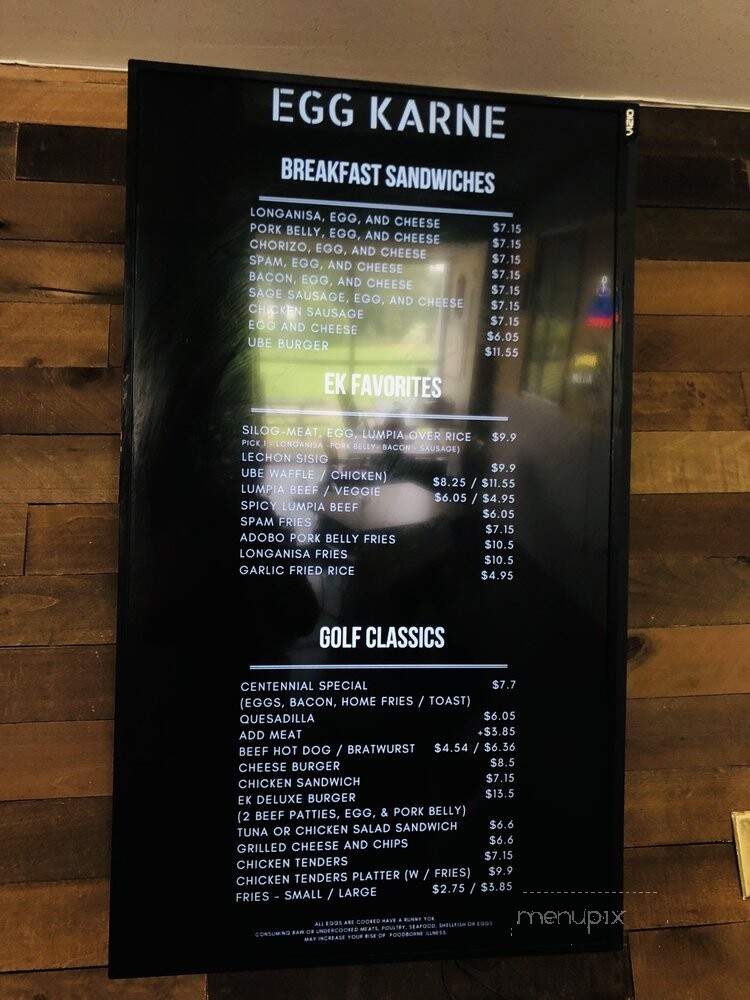 Egg Karne - Herndon, VA menu_pic