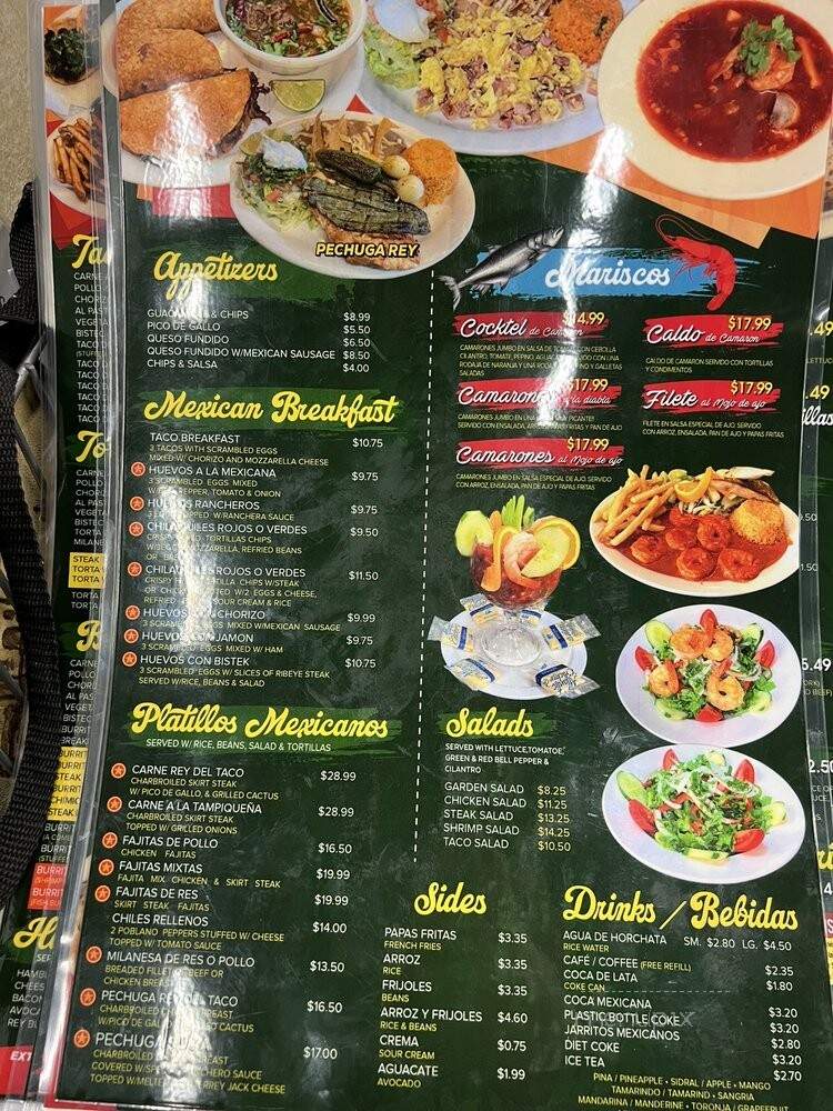 Su Taqueria El Rey Del Taco - Chicago, IL menu_pic