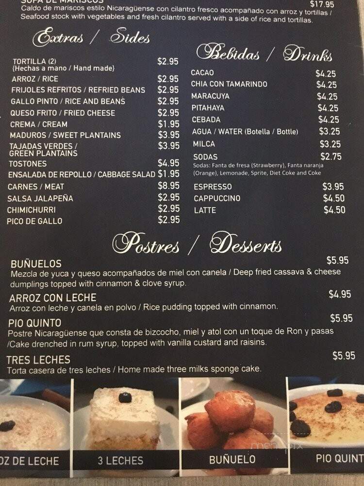 Portobanco's Restaurant - Los Angeles, CA menu_pic