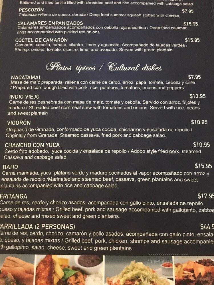 Portobanco's Restaurant - Los Angeles, CA menu_pic