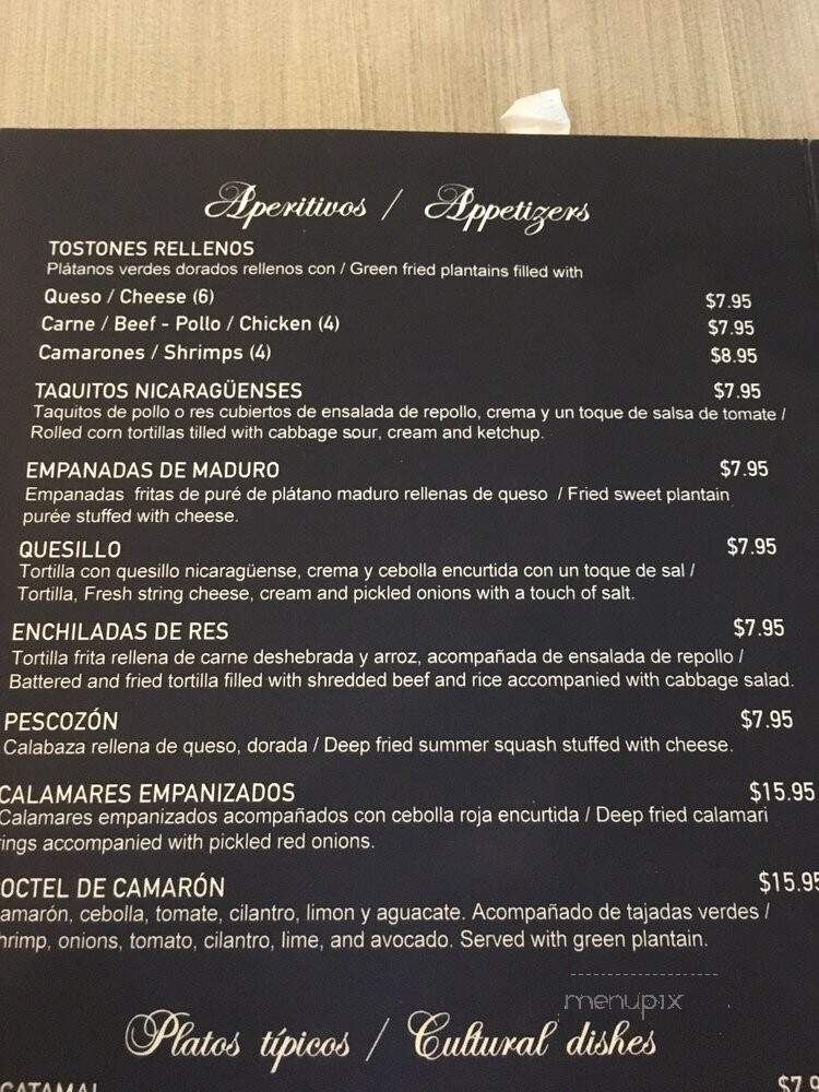 Portobanco's Restaurant - Los Angeles, CA menu_pic