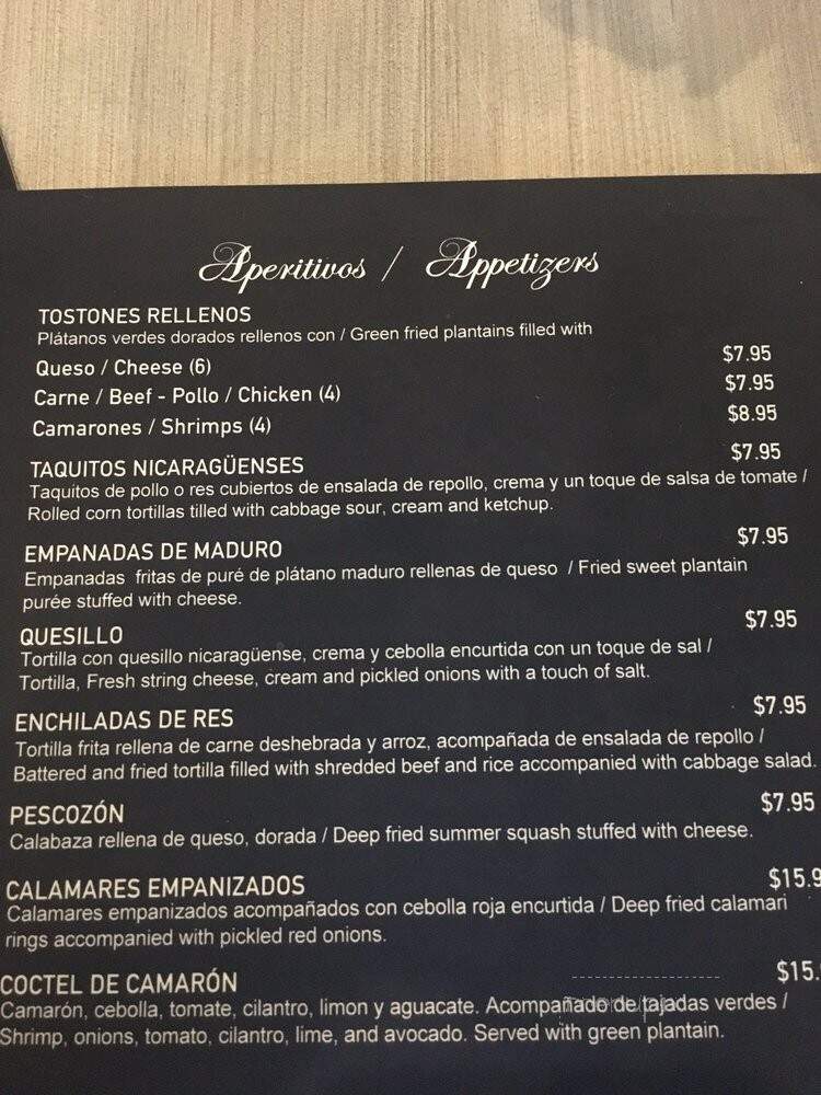 Portobanco's Restaurant - Los Angeles, CA menu_pic