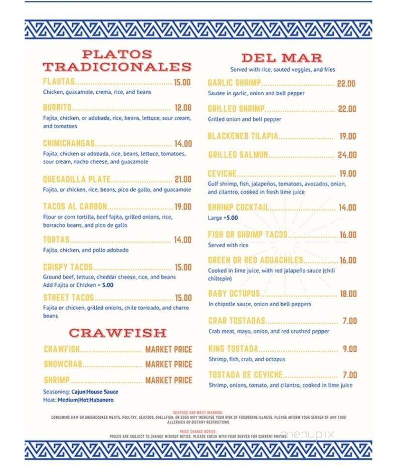 Alfred's Burger House - Houston, TX menu_pic