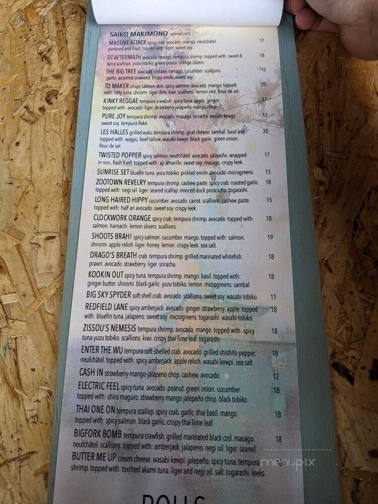 SakeTome - Missoula, MT menu_pic