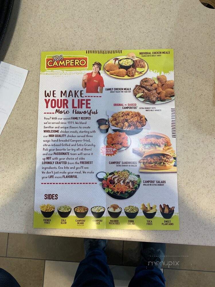 Pollo Campero - Houston, TX menu_pic