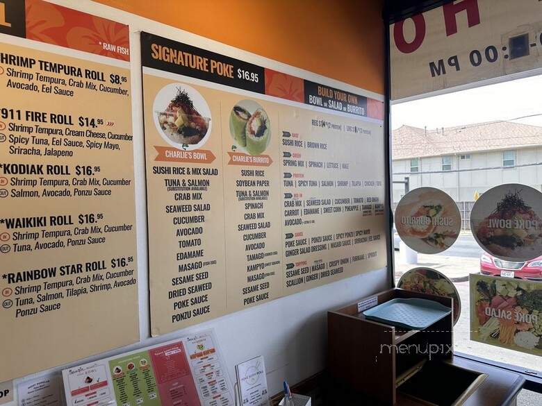 Poke Sushi Roll - Dallas, TX menu_pic
