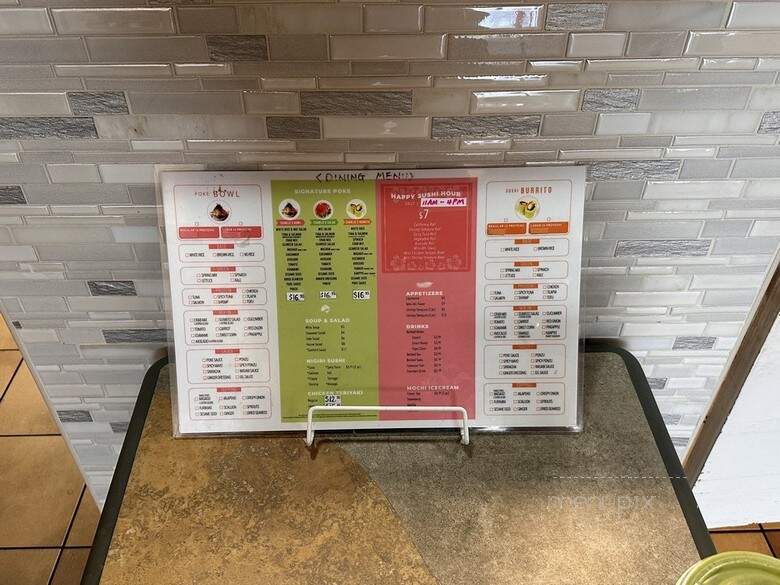 Poke Sushi Roll - Dallas, TX menu_pic